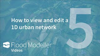 How to view and edit a 1D urban network [upl. by Melas]