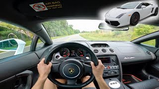 2014 Lamborghini Gallardo LP5502  POV Walkaround and Test Drive ASMR [upl. by Rabma]