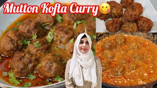 Mutton Kofta Curry in Tamil😋Mutton Kofta Salna Mutton Kola Urundai Kulambu Muslim Style Kofta Curry [upl. by Gnoc986]