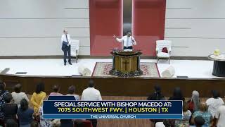 Special service with Bishop Macedo from Houston  TX [upl. by Bazar]