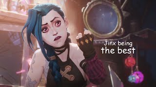 Jinx being the best character reuploaded [upl. by Luapnhoj670]