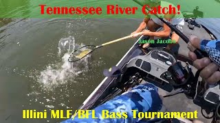 Paducah  Ohio River MLFBFL Bass Tournament with Boater Jason Jacobs [upl. by Leund580]