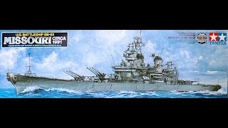 Tamiya 1350 USS Missouri  Inbox Review [upl. by Solomon]