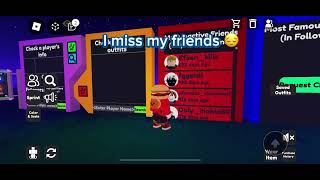 My Roblox friends that never came back😔😔😭 [upl. by Immanuel]