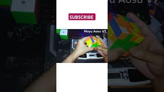 Moyu Aosu V7 4x4 54248 seconds Solve 🔥🔥shorts trending viral rubikscube [upl. by Yeoz]