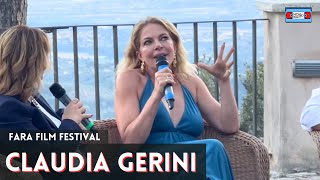 Claudia Gerini quotNella mia vita cè un prima e dopo Verdone Non ci siamo mai persi gli voglio bene [upl. by Yud154]