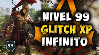 ¡GLITCH EXPERIENCIA INFINITA Nivel 99 en MENOS de 2 horas  Assassins Creed Odyssey  RAFITI [upl. by Lesoj171]