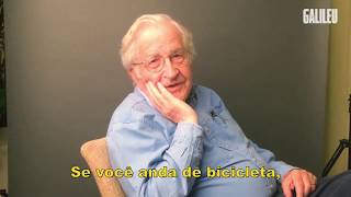 Noam Chomsky e a teoria da bicicleta [upl. by Ahsatsan671]