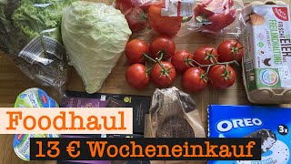 Günstiger Wocheneinkauf dank Vorräten und Cashback 13 €  Food Haul mit Food Diary 1 Person [upl. by Prober]