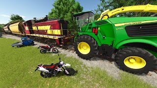 Can we Stop the Train  Farming Simulator 25 [upl. by Savill252]