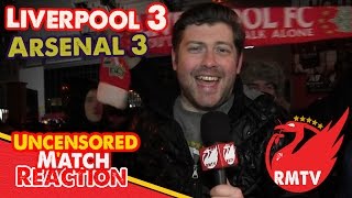 Liverpool 33 Arsenal  The Welsh Xavi Rescues A Point At Anfield Match Reaction [upl. by Malliw367]