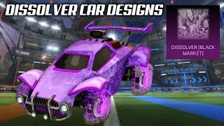 Dissolver Car Designs 7  Rocket League [upl. by Ahsenav]