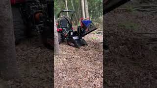 Yanmar 324 with a Woodmaxx MX8600 is a beast shorts [upl. by Ayvid]