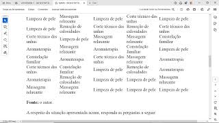 3 Qual tipo de procedimento foi o mais realizado durante a semana Justifique com a frequência abso [upl. by Aliehs996]