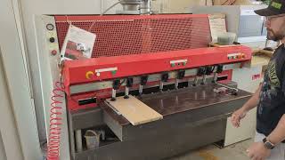 Lot 29 Gannomat Automated Drill and Dowel Inserter [upl. by Hamlin851]