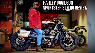 Harley Davidson Sportster S India Review Exhaust Sound  Most Beautiful Harley [upl. by Olivero]