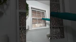 3 vs 20 Privacy window in bathroom  Decorative window film options  Affordable house makeover [upl. by Cayser233]