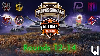 World of Tanks Blitz Autumn Season 2022 Professionals R1214 APAC levitate [upl. by Brodench]