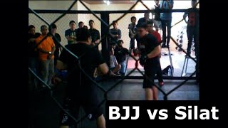 BJJ Guy Challenges Silat [upl. by Ahsimin804]