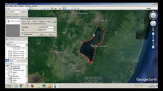 How To Calculate Lake Area In Google Earth [upl. by Nybbor258]