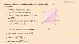 Calcular a Norma de um Vetor [upl. by Ttebroc]