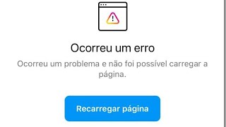 Ocorreu um problema e não foi possível carregar a página iPhone [upl. by Ibmat]