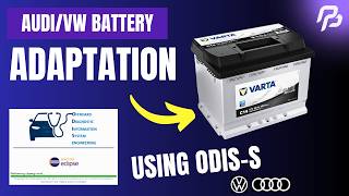 AUDIVW NEW BATTERY CODING USING ODIS OEM  VAG BATTERY ADAPTATION DIY HOWTO Audi A3 A4 A6 A8 [upl. by Skier]