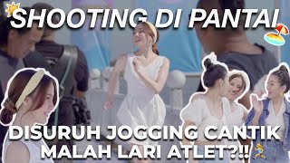 SALAH TANGKEP DISURUH JOGGING MALAH LARI KAYAK ATLET😂  BEHIND THE SCENE [upl. by Nairad]