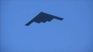 Springfield MO flyover by a B2 Stealth Bomber 050820 [upl. by Sualocin]