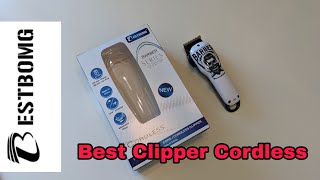 BESTBOMG  Barbier Series Professional Hair Clipper Cordless [upl. by Enomsed]