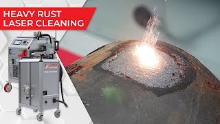 Remove Heavy Layers of Rust with Laser Cleaning Technology LASE [upl. by Card]