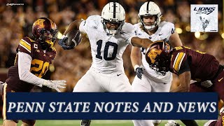 Penn State takeaways from Minnesota win key injury news and intel on potential recruiting flips [upl. by Romito214]