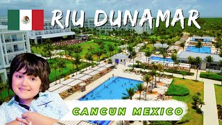 Kid friendly RIU Dunamar All Inclusive Resort in Cancun Mexico [upl. by Deacon794]