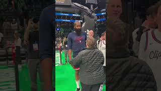 Harden with the fans in Boston ❤️  LA Clippers [upl. by Sommer583]