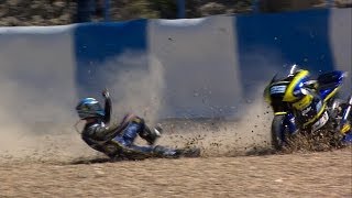 MotoGP™ Jerez 2014  Biggest crashes [upl. by Sirapal]