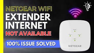 netgear wifi extender internet not available wifi internet [upl. by Arolf772]