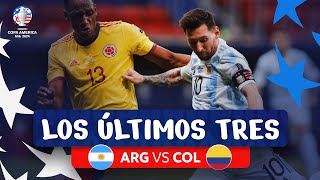 LOS ÚLTIMOS TRES ARGENTINACOLOMBIA EN LA CONMEBOL COPA AMÉRICA™ [upl. by Kerwin]