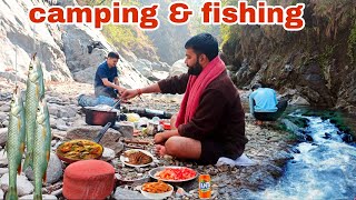 Group Riverside Camping amp Fishing  Camping In India [upl. by Tecu]