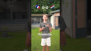 Nederland VS Frankrijk🇫🇷 Goal telt niet😳 sketchcomedy [upl. by Iggie]