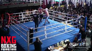 Jack Fishwick Vs David Farkas  NXG Boxing Promotions WarInTheNorth [upl. by Airbmat918]