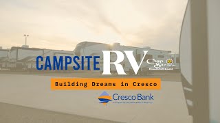 Story Driven Customer Testimonial  Cresco Bank amp Trust  Campsite RV [upl. by Sloatman]