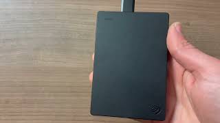 Seagate Portable 2TB External Hard Drive HDD Quick Review [upl. by Lenwood70]