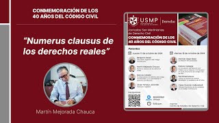 Numerus clausus de los derechos reales  Martín Mejorada [upl. by Ellivnarg]