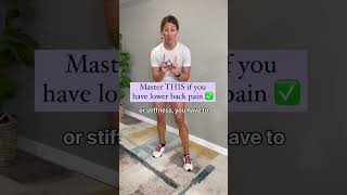 Master this to help with lower back pain and stiffness [upl. by Binky]