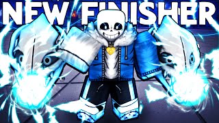 This NEW Undertale FINISHER is AWESOME in Heroes Battlegrounds [upl. by Lednor]