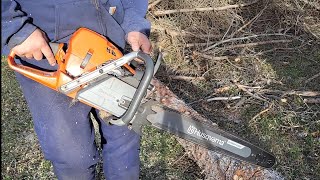 STOP USING SHORT CHAINSAW BARS  Why I switched to long bars [upl. by Ahsitak]