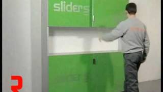 Richelieu Hardware  Slide Over Door System for Upper Cabinet Adjustments [upl. by Ayalahs]