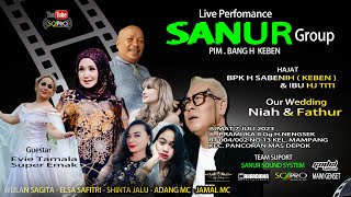 SC PRO DEPOK  Live Streaming SANUR Group  Wedding Niah amp Fathur quot MALAM quot [upl. by Ranchod]