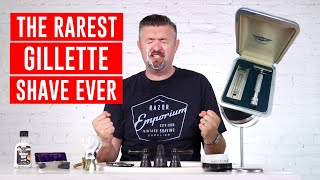 The RAREST Gillette Shave Ever 1940s Techmatic Prototype Injector Razor [upl. by Aihsila559]