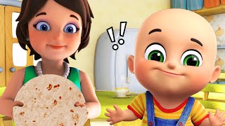 Mummy Ki Roti Gol Gol 🫓  Meri Gaiya  Hindi Rhymes  Hindi Nursery Rhyme  Hindi Balgeet [upl. by Yrreiht]